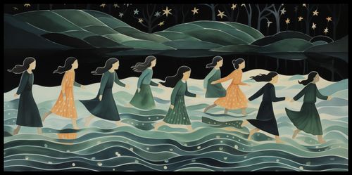 Plakat 91,3x44,5cm Nocna Procesja na Arena.pl