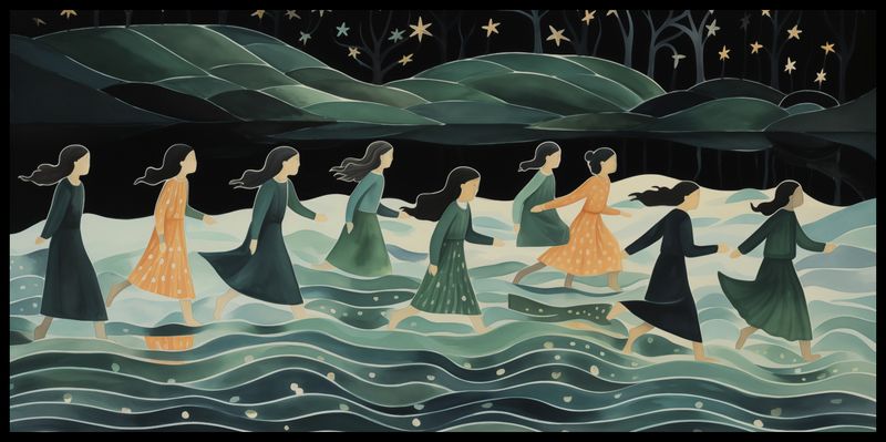 Plakat 91,3x44,5cm Nocna Procesja zdjęcie 2