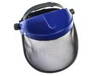 Osłona twarzy siatkowa z daszkiem, przyłbica siatkowa 190 mm x 300 mm