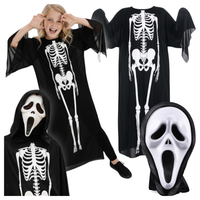 Przebranie halloween dla dzieci szkielet 5-9 lat