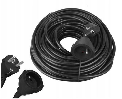 PRZEDŁUŻACZ BUDOWLANY OGRODOWY 3 x 2,5mm 20m GRUBY na Arena.pl