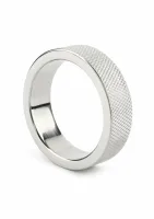 mr. steel crisscross c-ring 45mm stalowy pierścień anatomiczny