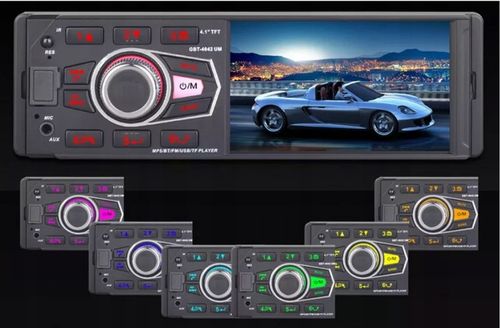 Radio Samochodowe 1DIN 4,1''USB BLUETOOTH AUX SD Kamera Cofania Pilot na Arena.pl