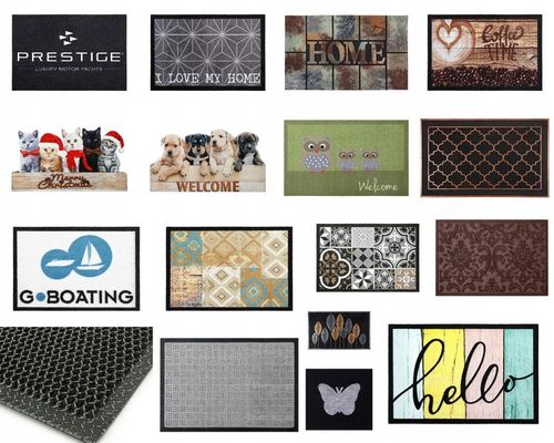 WYCIERACZKA POD DRZWI Mata Wejściowa Zewnętrzna Mocna PCV 3D Siatka na Arena.pl