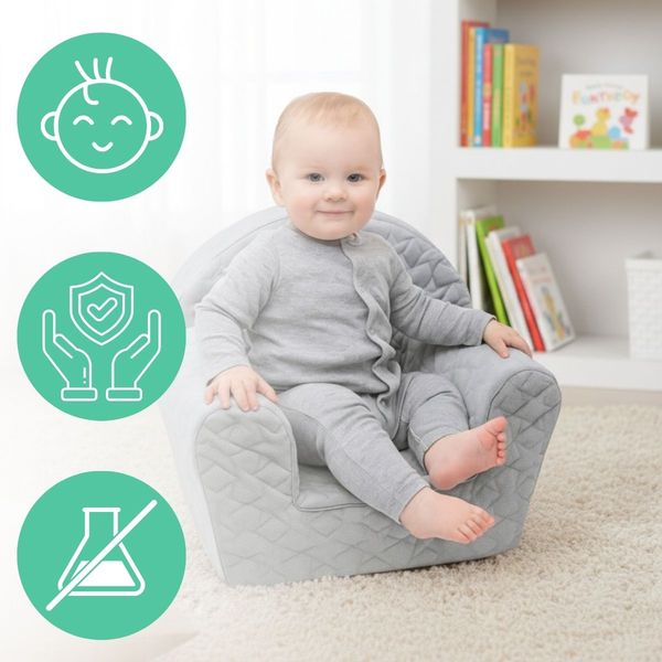 fotelik dla dziecka Cosy - szary zdjęcie 4