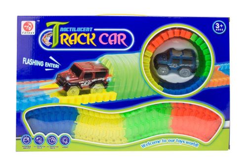 Tor samochodowy świecący Magic Car 150 elementów na Arena.pl