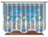 Firana dziecięca RYBKI AKWARIUM nemo 300x160