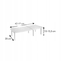 TESCOMA PÓŁKA REGULOWANA SZAFKI TALERZE 42-60CM