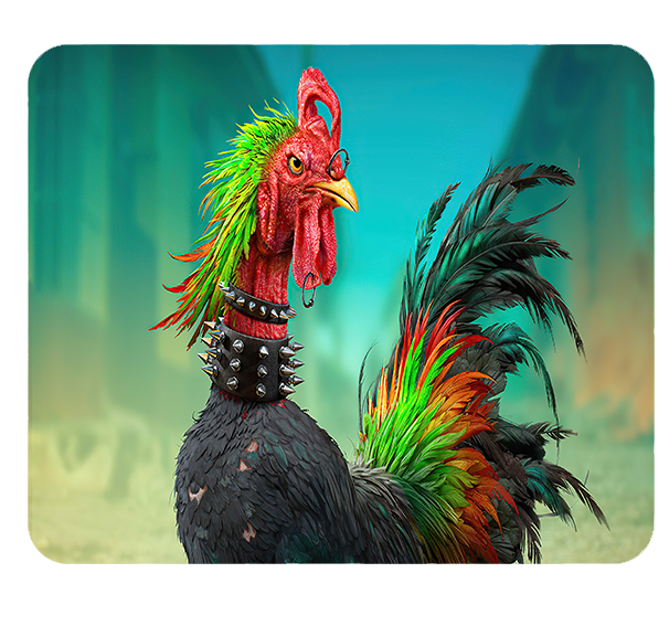 Podkładka pod myszkę Kury zdjęcie 1