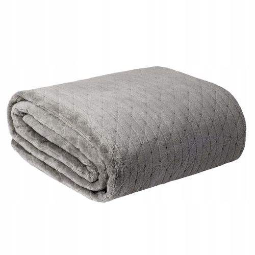 Koc narzuta na łóżko CINDY-4 170x210 grafitowy na Arena.pl