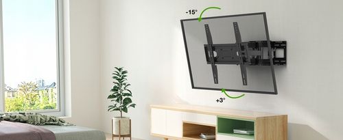 Certyfikowany Solidny Obrotowy Uchwyt do Telewizora Wieszak TV 32"-80" VESA na Arena.pl