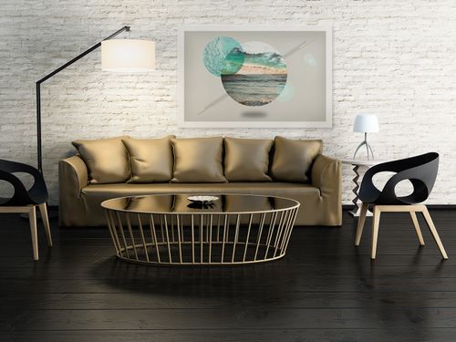 37101 Obraz na płótnie MORZE KOŁO PEJZAŻ na Arena.pl