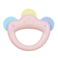 Gryzak z grzechotką Baby Mix wielokolorowy zabawka sensoryczna 0m+