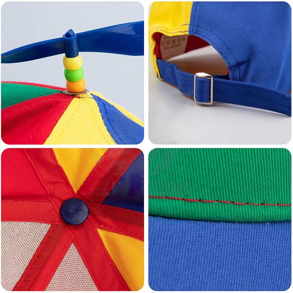 Czapka z daszkiem i ze śmigłem kolorowa wiatrak zdjęcie 6