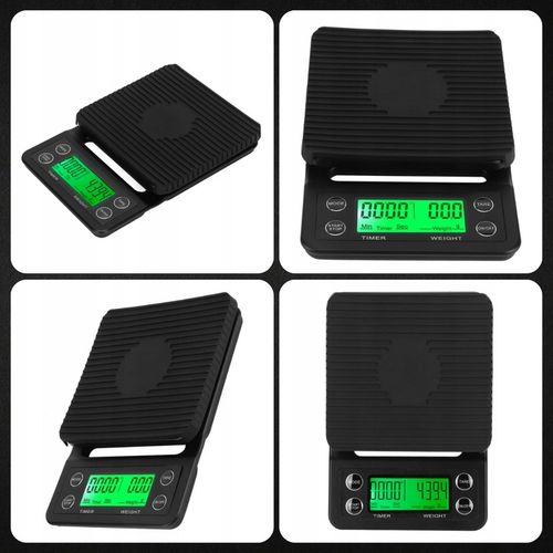 WAGA KUCHENNA ELEKTRONICZNA PRECYZYJNA Z WYŚWIETLACZEM 5000g 1g TIMER na Arena.pl