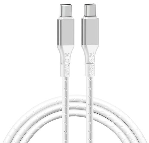Kabel USB typ-C - USB typ-C eXtremestyle Ampere (2 m, biały) na Arena.pl