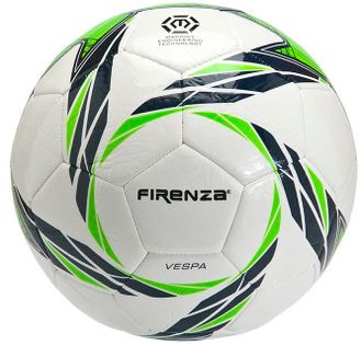 Piłka nożna Firenza Vespa rozmiar 5 biało-zielona