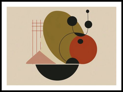 Plakat 70x50cm Geometryczny Balans na Arena.pl