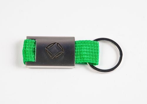 Brelok do kluczy jednostronny grawer 50 szt. kolor paska zielony na Arena.pl