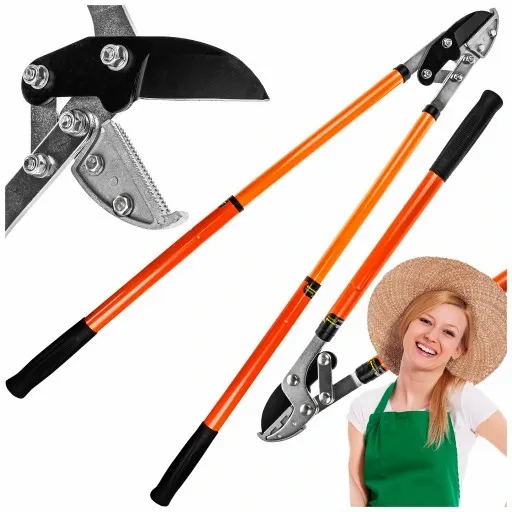 SEKATOR DO GAŁĘZI SEKATOR TELESKOPOWY OGRODOWY PRZEGUBOWY KOWADEŁKOWY 95 CM zdjęcie 1