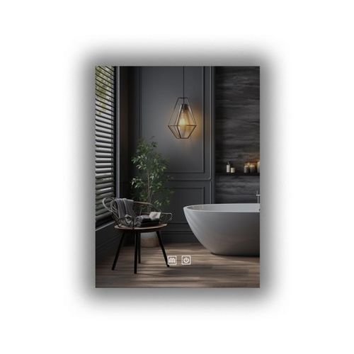 IREDA Lustro łazienkowe z oświetleniem LED, 70 x 50 cm na Arena.pl