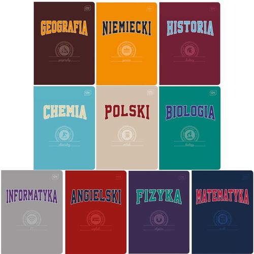 ZESZYTY TEMATYCZNE ZESTAW 10szt A5 60k ściąga na Arena.pl