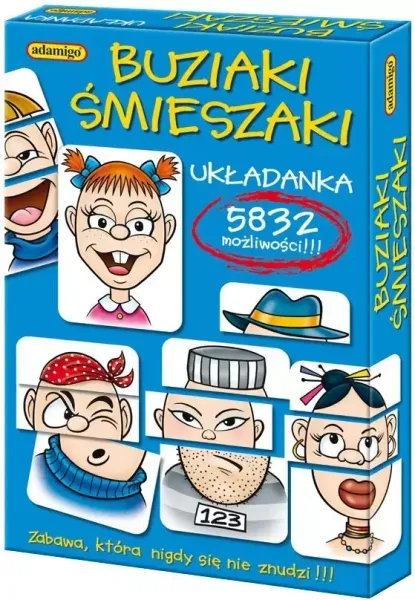 Buziaki śmieszaki. Układanka zdjęcie 1