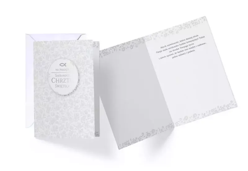 Karnet V-018 Chrzest zdjęcie 1
