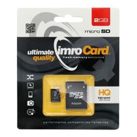 IMRO karta pamięci microSD 2GB z adapterem SD