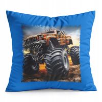 PODUSZKA NIEBIESKA PREZENT - AUTO MONSTER TRUCK