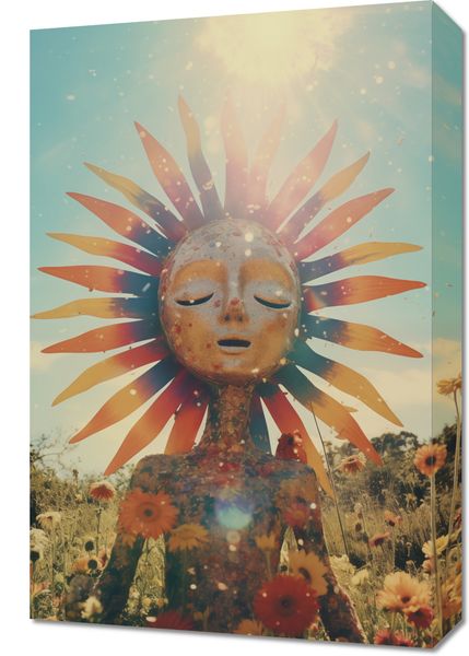 Obraz 40x60cm Słoneczna Medytacja zdjęcie 1