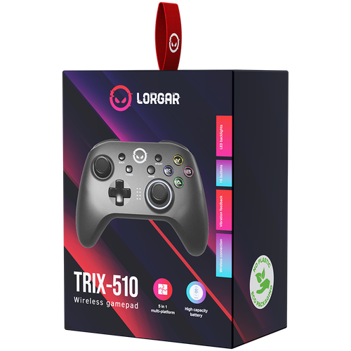 lorgar gamepad trix-510, android, nintendo switch, pc, ps3 na Arena.pl