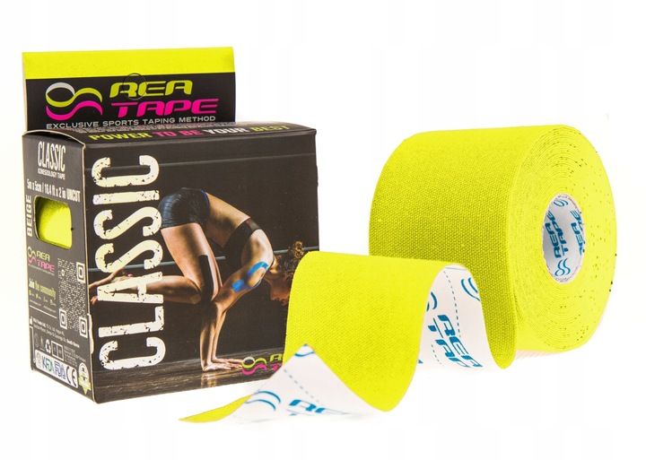 Taśma do kinesiotapingu REA TAPE Classic [Beż] zdjęcie 11
