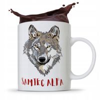 Kubek Na Dzień Ojca Dla Taty Samiec Alfa Z Nadrukiem Ze Zdjęciem