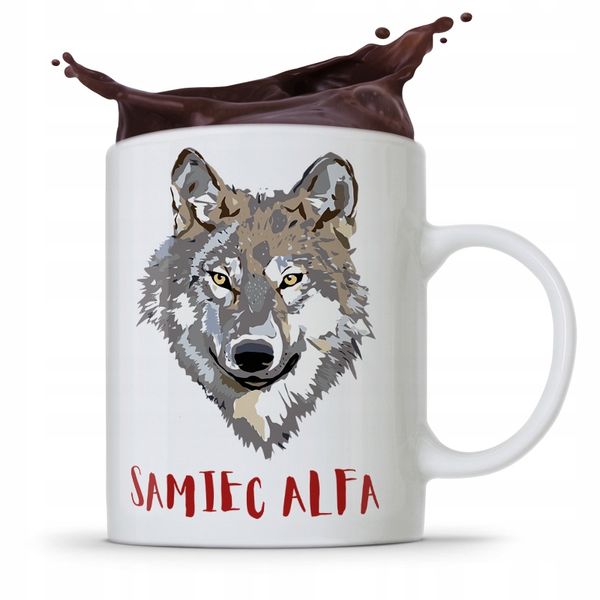 Kubek Na Dzień Ojca Dla Taty Samiec Alfa Z Nadrukiem Ze Zdjęciem zdjęcie 1