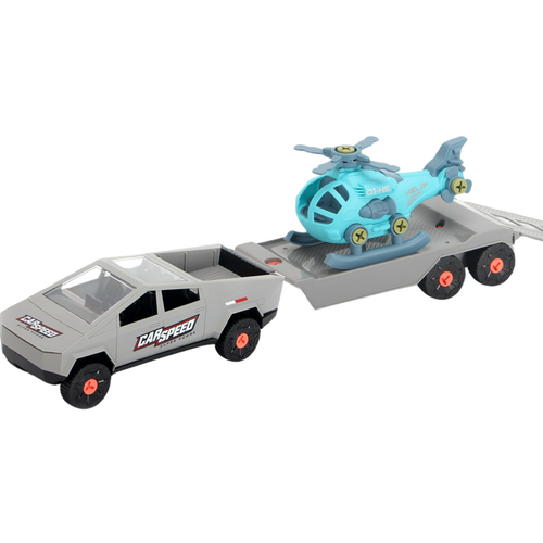 Zestaw Samochód Do Montażu Przyczepa Helikopter Śrubokręt Rozkręcane Części na Arena.pl