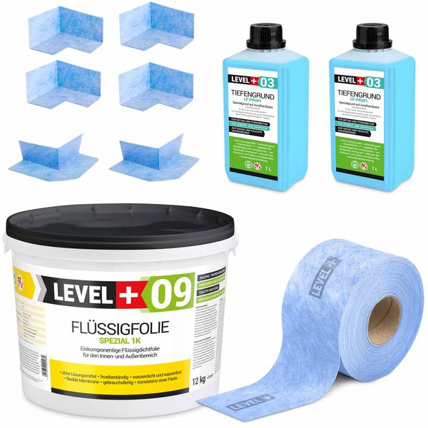 Folia w płynie 12kg Hydroizolacja na Zewnątrz Zestaw Taśma 10m Mankiet zdjęcie 1