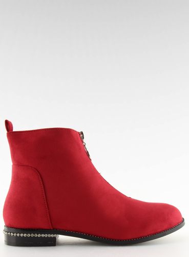Botki damskie czerwone LL6300 RED - 41 na Arena.pl
