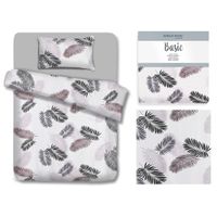 Pościel AmeliaHome BASIC DARKPALMLEAVES 135X200+80X801