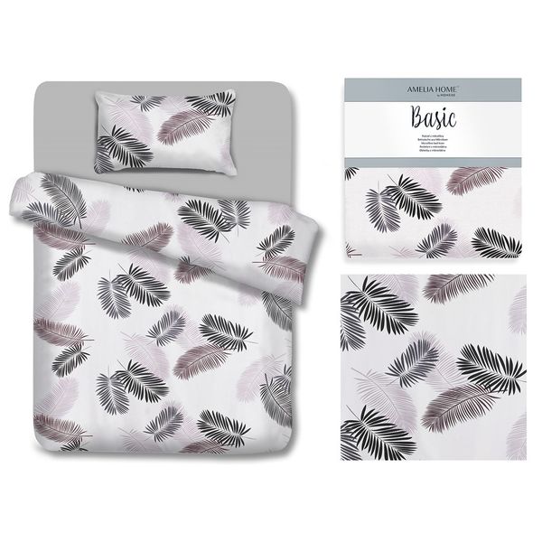 Pościel AmeliaHome BASIC DARKPALMLEAVES 135X200+80X801 zdjęcie 1
