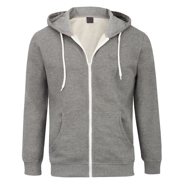 Karim bluza z kapturem szara Rozmiar - 3XL zdjęcie 3