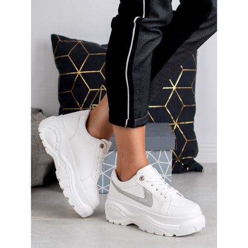 Białe Sneakersy Na Platformie r.41 na Arena.pl