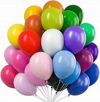 Kolorowe balony urodzinowe pastelowe - 100 sztuk 10 cali