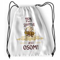 Plecak Dla Logopedy Sportowy Szkolny Worek Torba Z Nadrukiem Ze Zdjęciem