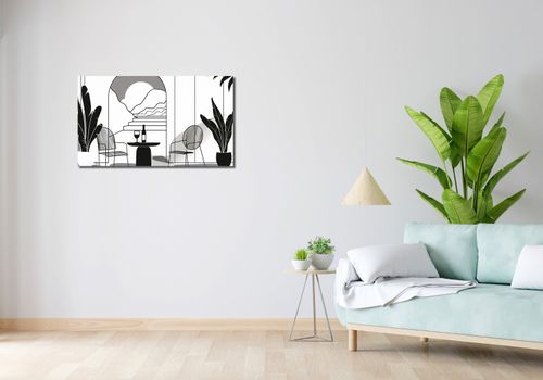 Obraz 90x50cm Relaks w Monochromie na Arena.pl