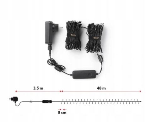 Twinkly inteligentne lampki łańcuch 600 LED RGB na Arena.pl