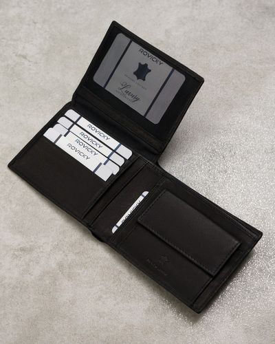 skórzany portfel zdobiony monogramem - forever young na Arena.pl