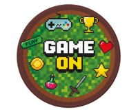 talerzyki papierowe game on 23 cm 6 szt. pw-tgo9