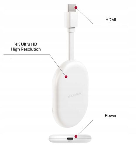 TV Stick THOMSON Cast 150 SMART TV 4K Google TV ANDROID Box Chromecast na Arena.pl