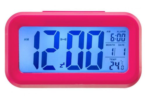 Budzik Xonix GHY-510 Pink z termometrem, Sensor Light na Arena.pl